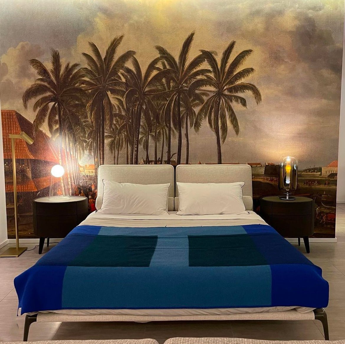 Castle Of Batavia Wall Mural - Green - NLXL - RKS - 04 - Premier Wallcovering