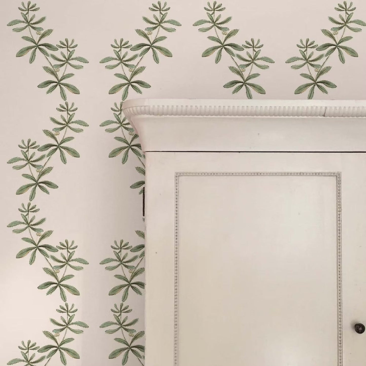 Catchweed Wallpaper - Green - Ottoline - W/SWIR/101/1 - Premier Wallcovering