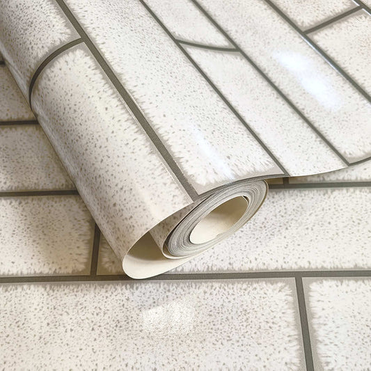 Celadon Gloss Tile Wallpaper - Dove - Holden Décor - 89389 - Premier Wallcovering