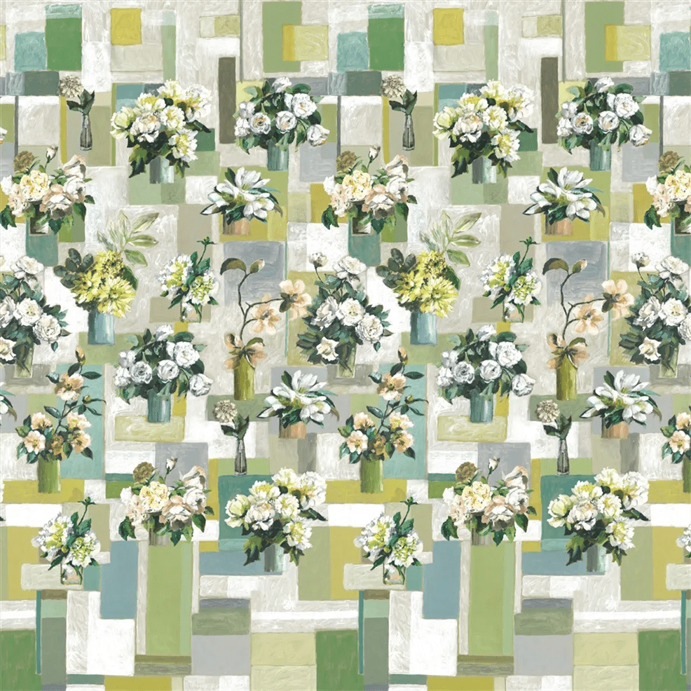 Celadon Vase Wallpaper - Celadon - PDG1206/01 - Designers Guild - Premier Wallcovering