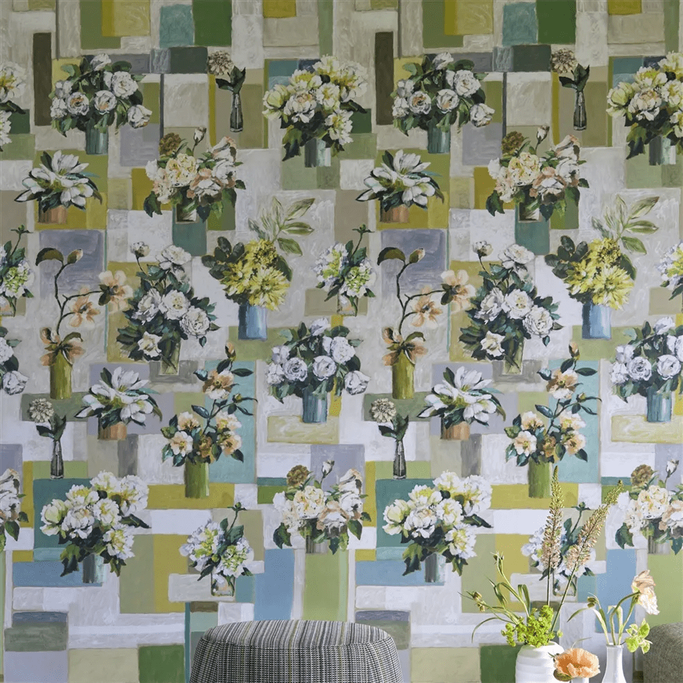 Celadon Vase Wallpaper - Celadon - PDG1206/01 - Designers Guild - Premier Wallcovering