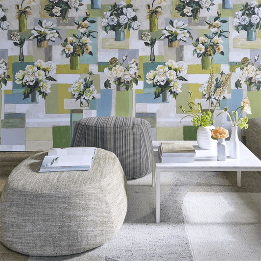 Celadon Vase Wallpaper - Celadon - PDG1206/01 - Designers Guild - Premier Wallcovering