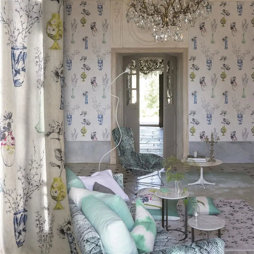 Celeste Wallpaper - Porcelain - P611/01 - Designers Guild - Premier Wallcovering