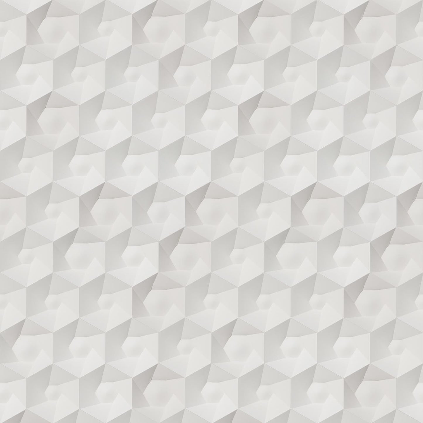 Ceramics Hexa Wallpaper - Silver - NLXL - VOS - 01 - Premier Wallcovering