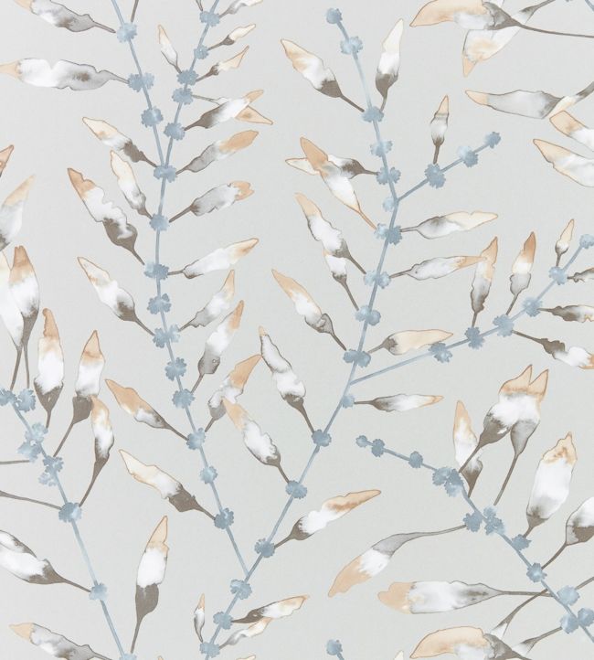 Chaconia Wallpaper - Amber/Slate - HANZ111633 - Harlequin - Premier Wallcovering