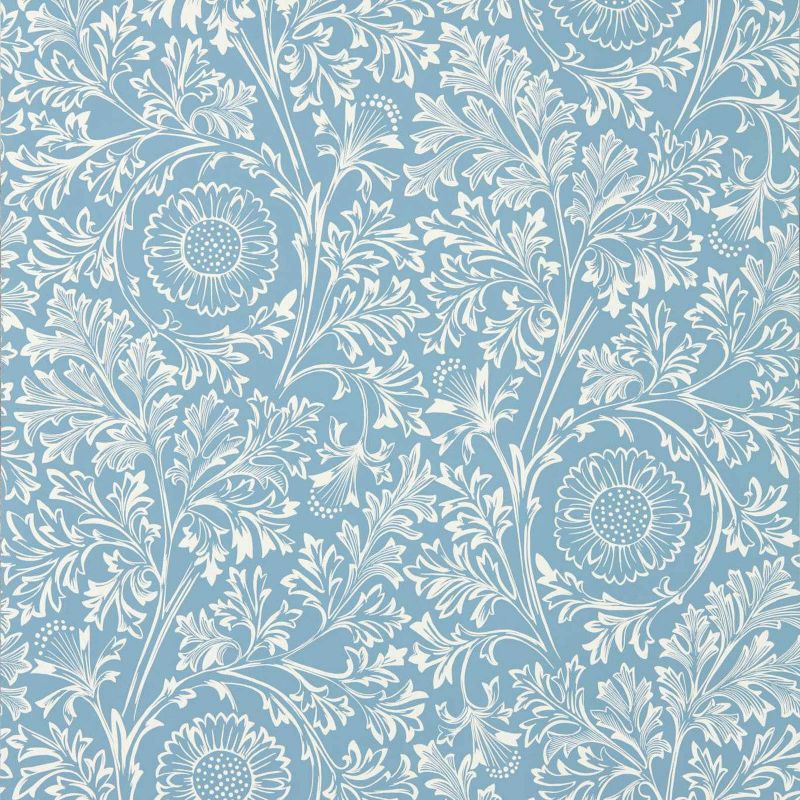 Chamomile Wallpaper - Flax/Madder - Morris & Co - 217587 - Premier Wallcovering