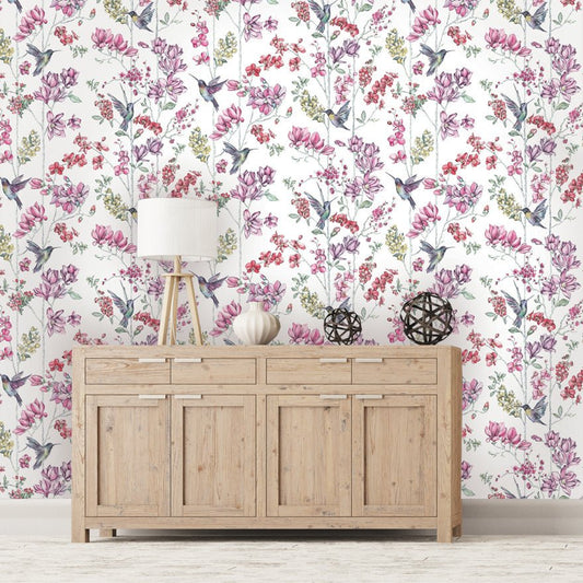 Charm Wallpaper - White/Multi - Holden Décor - 12390 - Premier Wallcovering