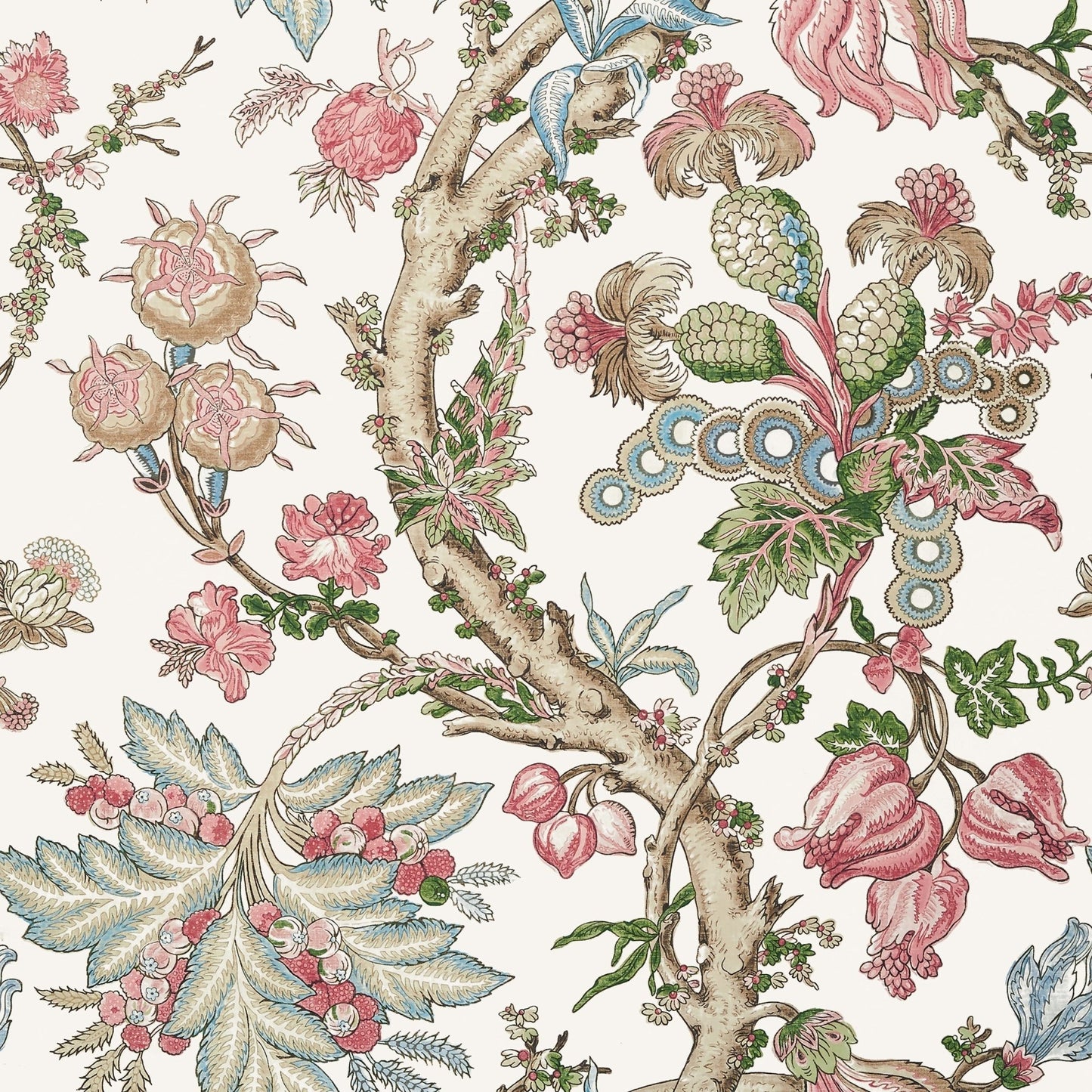 Chatelain Wallpaper - Pink - Thibaut - T10848 - Premier Wallcovering