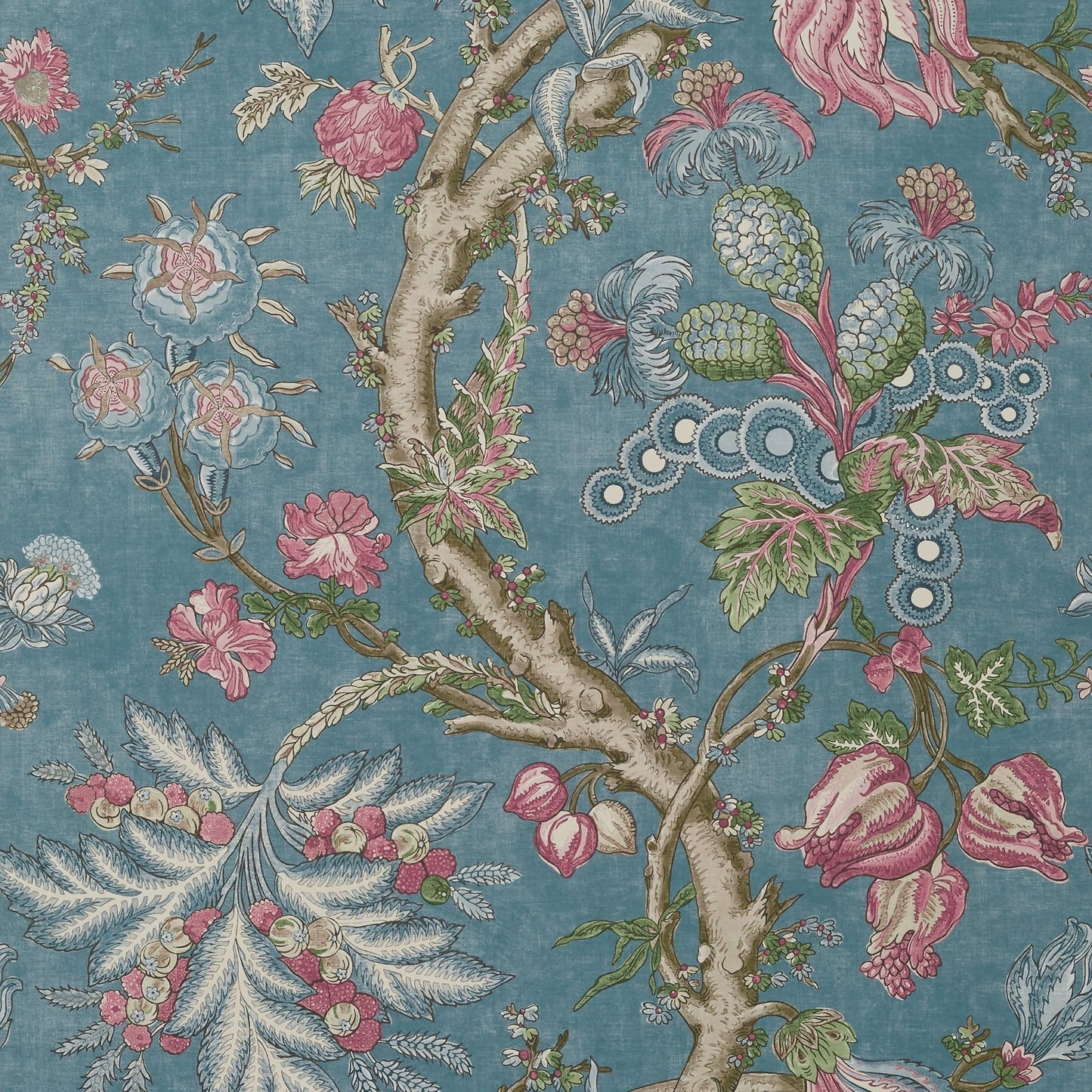 Chatelain Wallpaper - Robin's Egg - Thibaut - T10847 - Premier Wallcovering