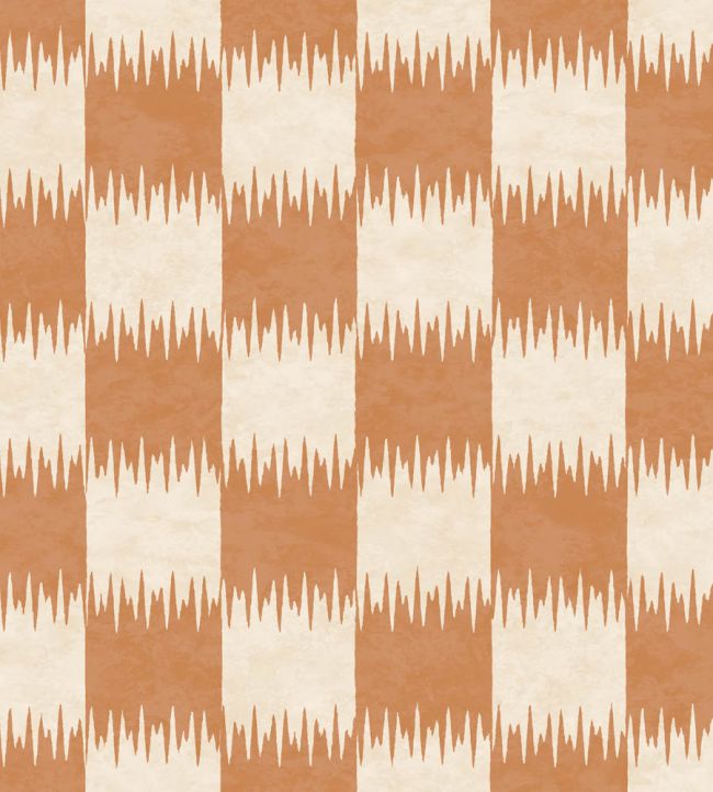 Checkmate Wallpaper - Ginger - Woodchip & Magnolia - WM - 487 - 06 - Premier Wallcovering