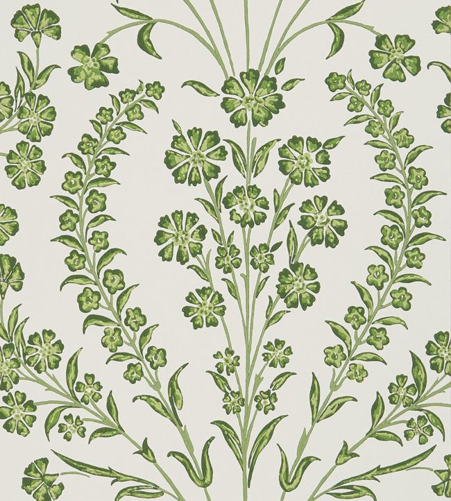 Chelwood Wallpaper - Green/ Ivory - Nina Campbell - NCW4392 - 04 - Premier Wallcovering