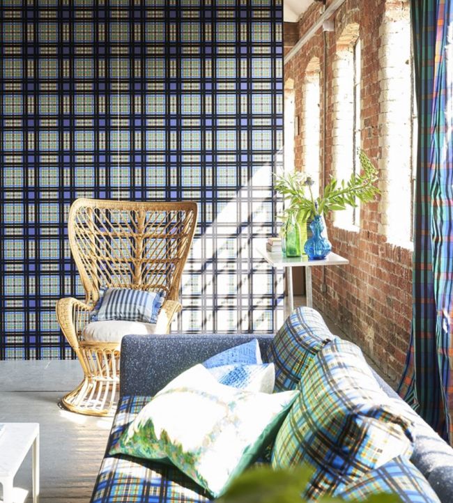 Chennai Wallpaper - Cobalt - PDG1143/03 - Designers Guild - Premier Wallcovering