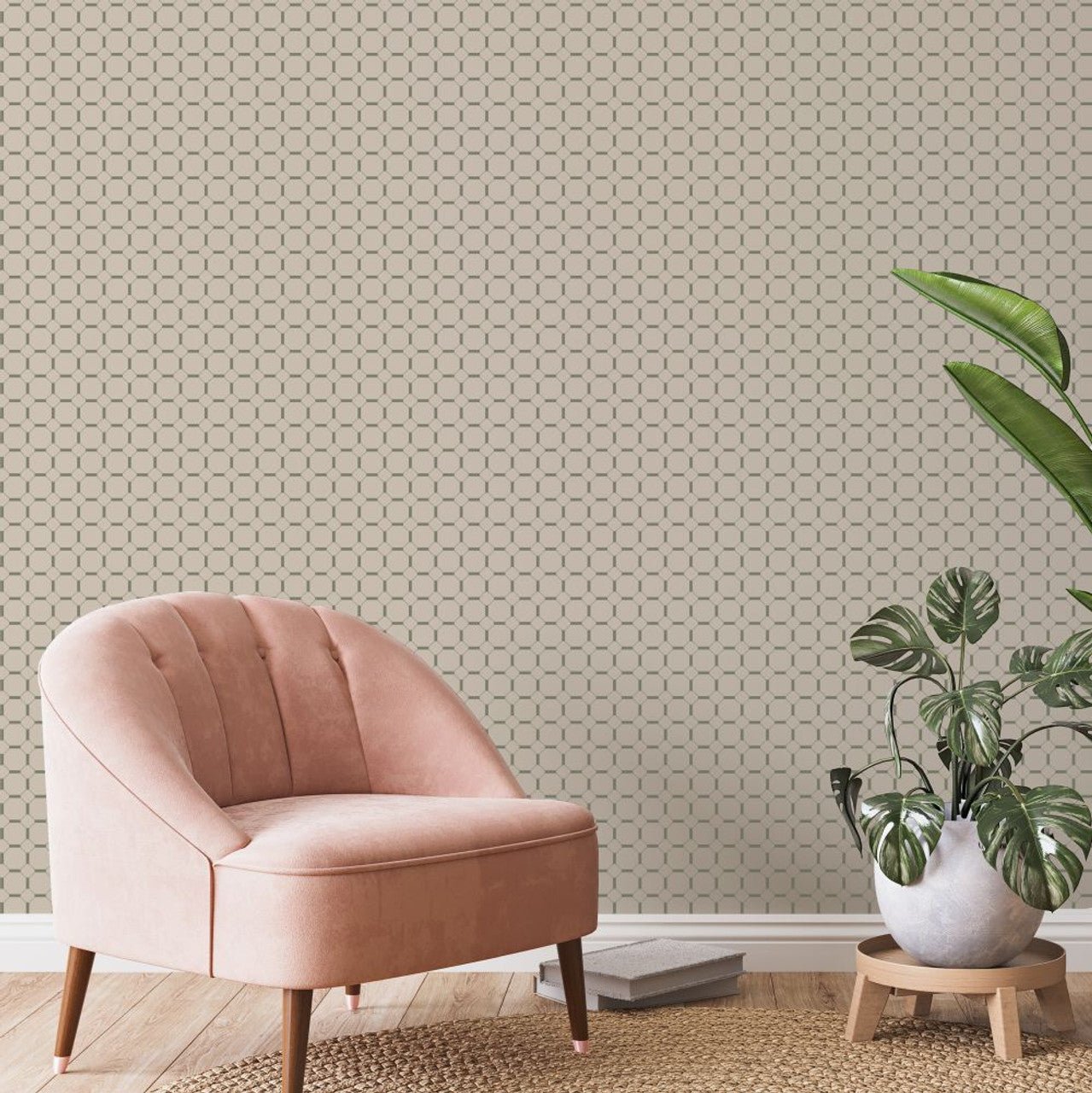 Chesnut Eden Wallpaper - Grey - Ted Baker - 13095 - Premier Wallcovering