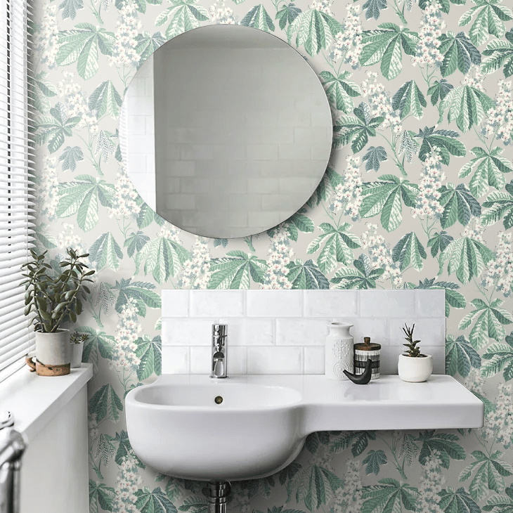 Chestnut Blossom Wallpaper - Grey - Boråstapeter - 7202 - Premier Wallcovering
