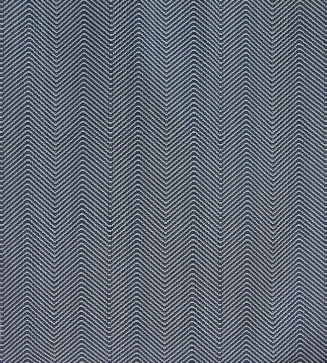 Chevron Fabric - Ink Blue - Barneby Gates - BGF030101 - Premier Wallcovering