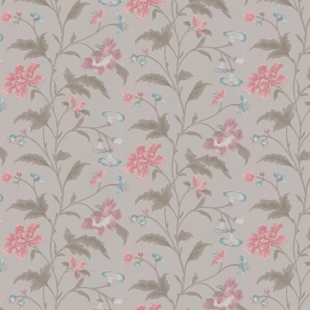 China Rose Wallpaper - French Grey - Little Greene - 0247CHFRENC - Premier Wallcovering