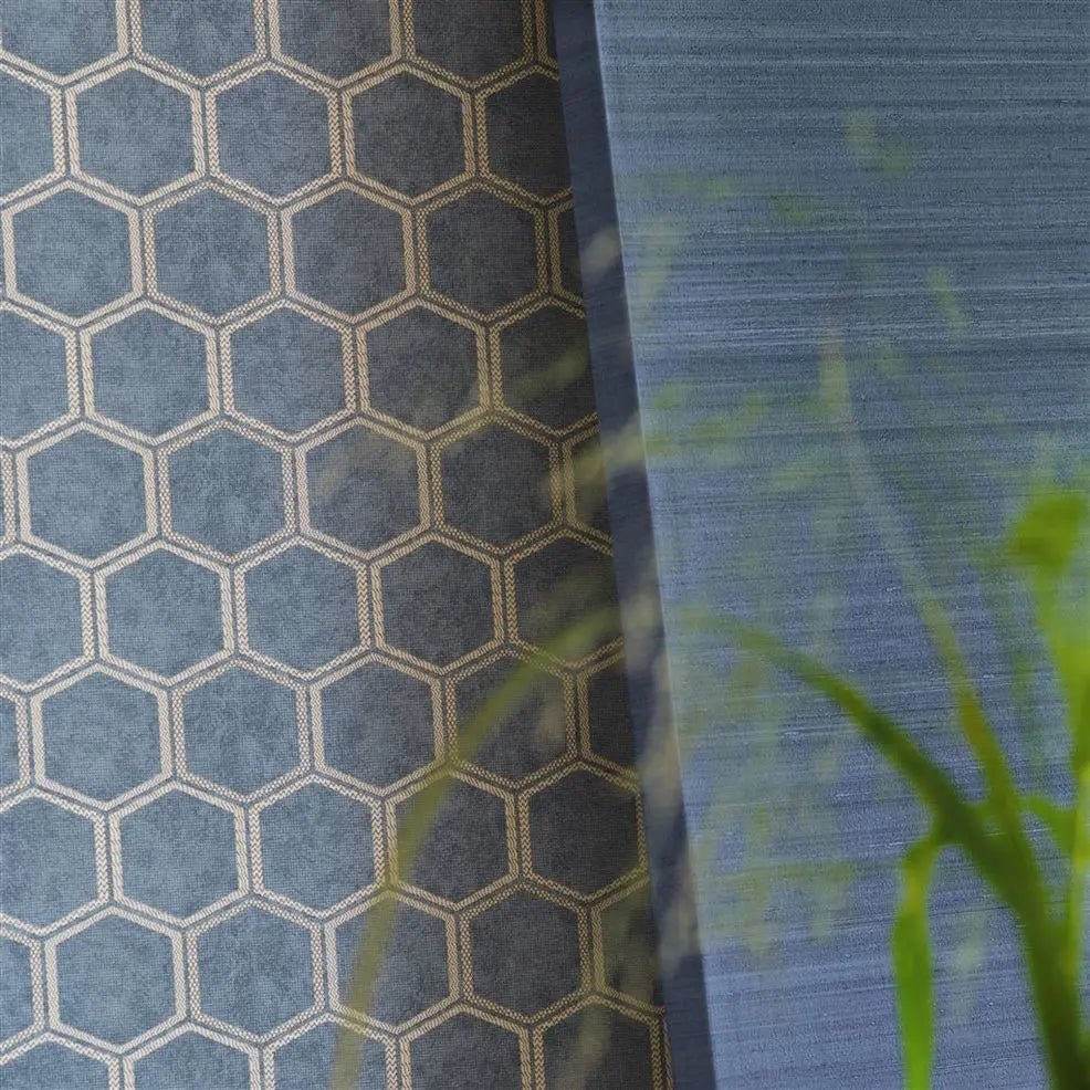 Chinon Wallpaper - Denim - PDG1119/15 - Designers Guild - Premier Wallcovering