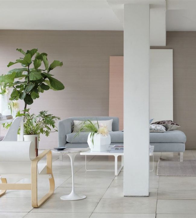 Chinon Wallpaper - Chalk - PDG1119/01 - Designers Guild - Premier Wallcovering