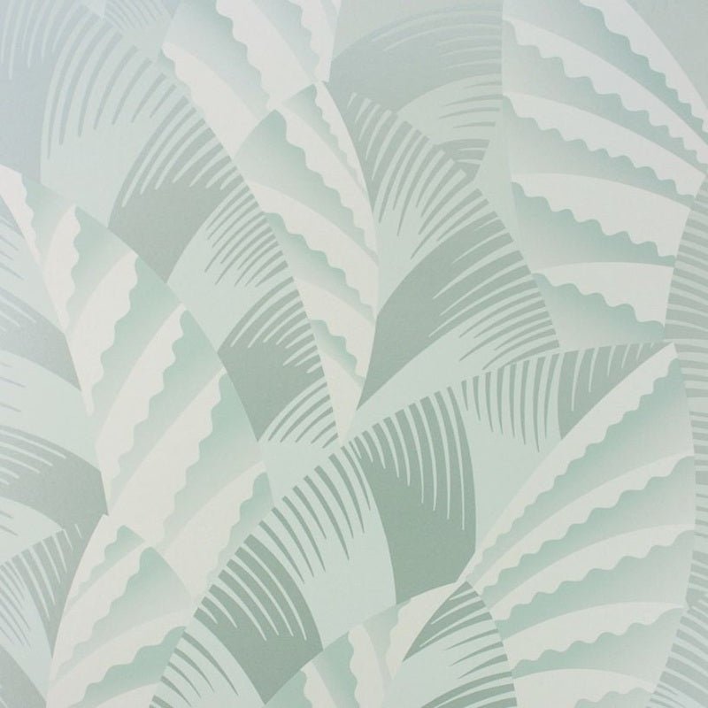 Chrysler Wallpaper - Pale Duck Egg/Multi - Osborne & Little - W6891-04 - Premier Wallcovering