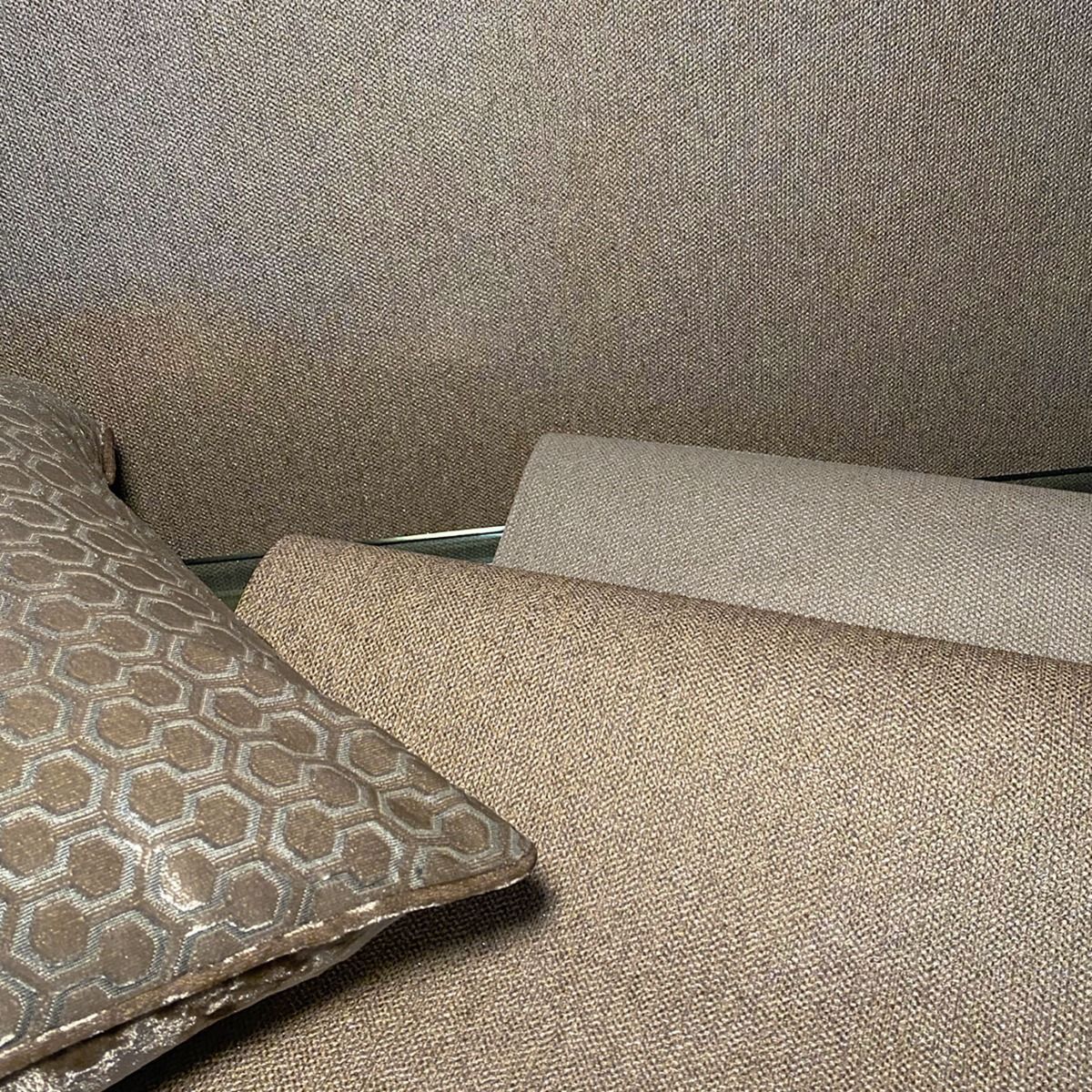 Ciara Glitter Textured Vinyl Wallpaper - Mocha - Belgravia - 4414 - Premier Wallcovering