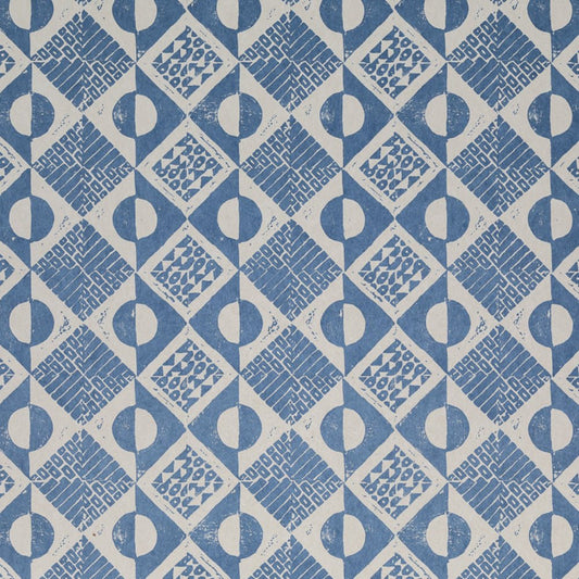 Circles & Squares Wallpaper - Azure - Blithfield - 681-02 - Premier Wallcovering