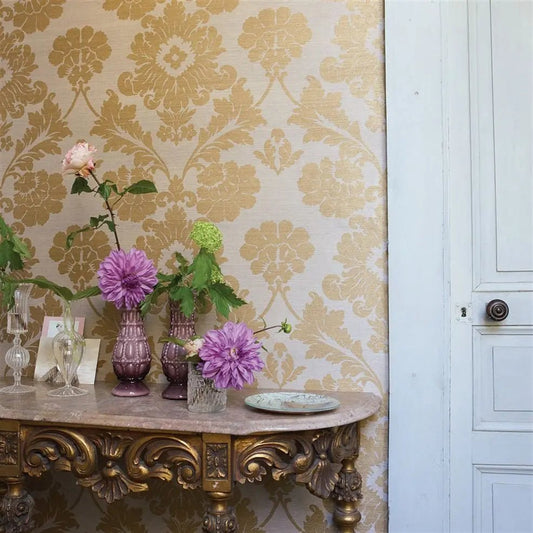 Clandon Wallpaper - Ivory - P510/04 - Designers Guild - Premier Wallcovering