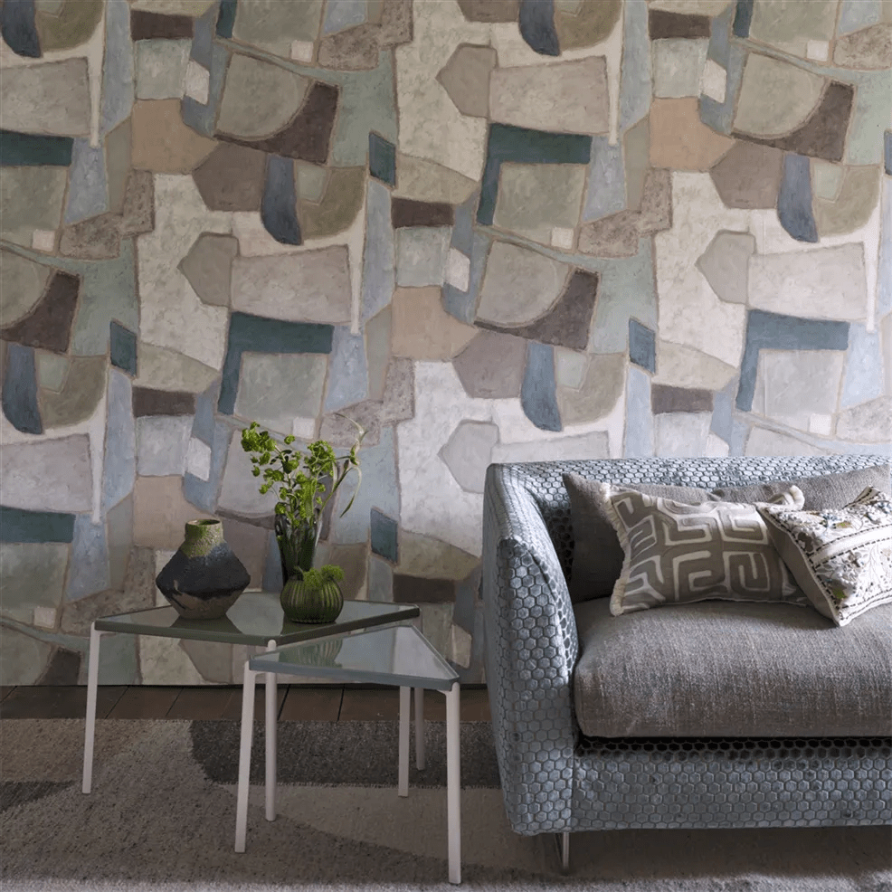 Clay Collage Wallpaper - Ecru - PDG1201/01 - Designers Guild - Premier Wallcovering