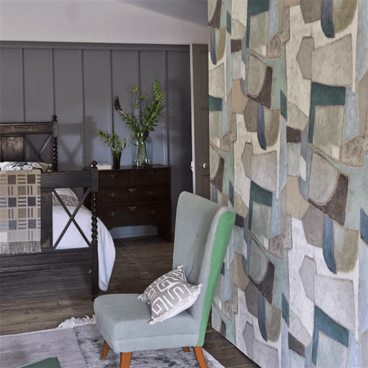Clay Collage Wallpaper - Ecru - PDG1201/01 - Designers Guild - Premier Wallcovering