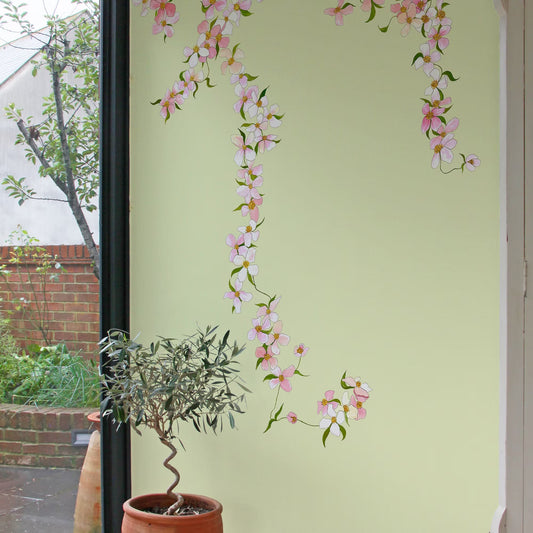 Clematis Wallpaper Mural - Candy - Fraiche - WP16001 - Premier Wallcovering