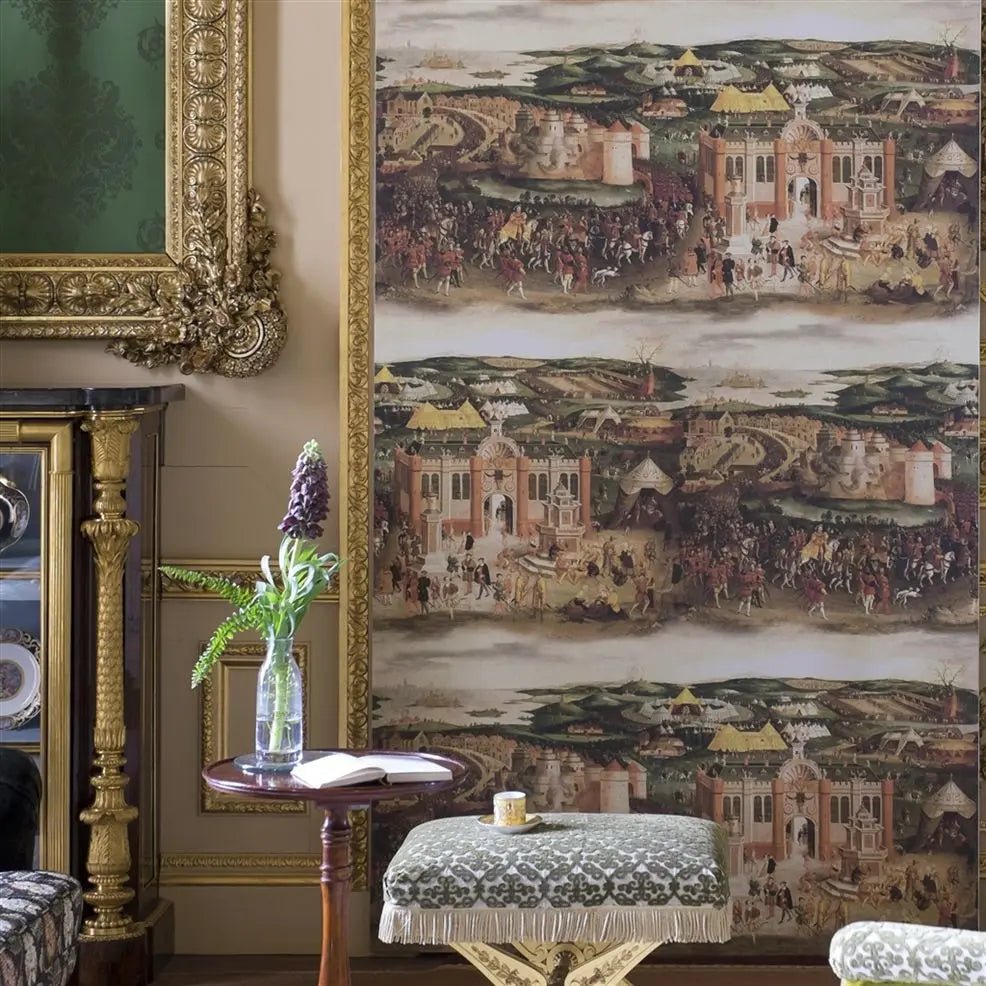 Cloth of gold Wallpaper - Peridot - PRC668/01 - Designers Guild - Premier Wallcovering