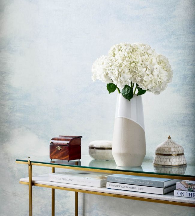 Cloud 9 Wallpaper - Grey On Pearl - Anna French - AT16159 - Premier Wallcovering
