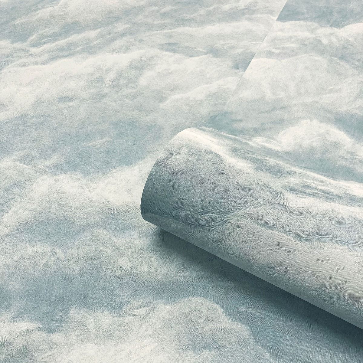 Cloud Textured Vinyl Wallpaper - Blue - Belgravia - 5708 - Premier Wallcovering