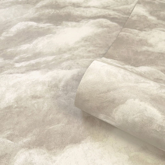 Cloud Wallpaper - Cream - Belgravia - 5706 - Premier Wallcovering