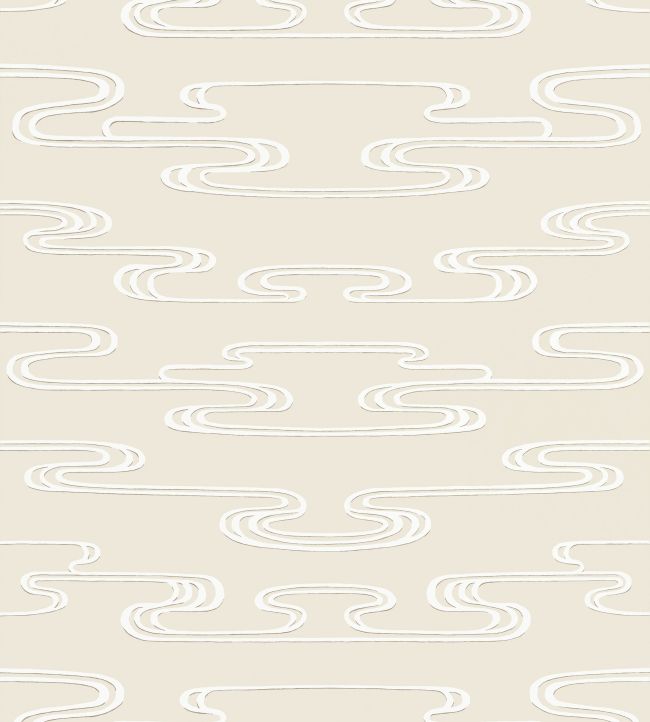 Cloudwater Wallpaper - Beige - AT23151 - Anna French - Premier Wallcovering