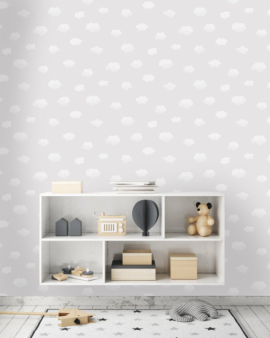Cloudy Sky Wallpaper - Grey - Holden Décor - 90990 - Premier Wallcovering