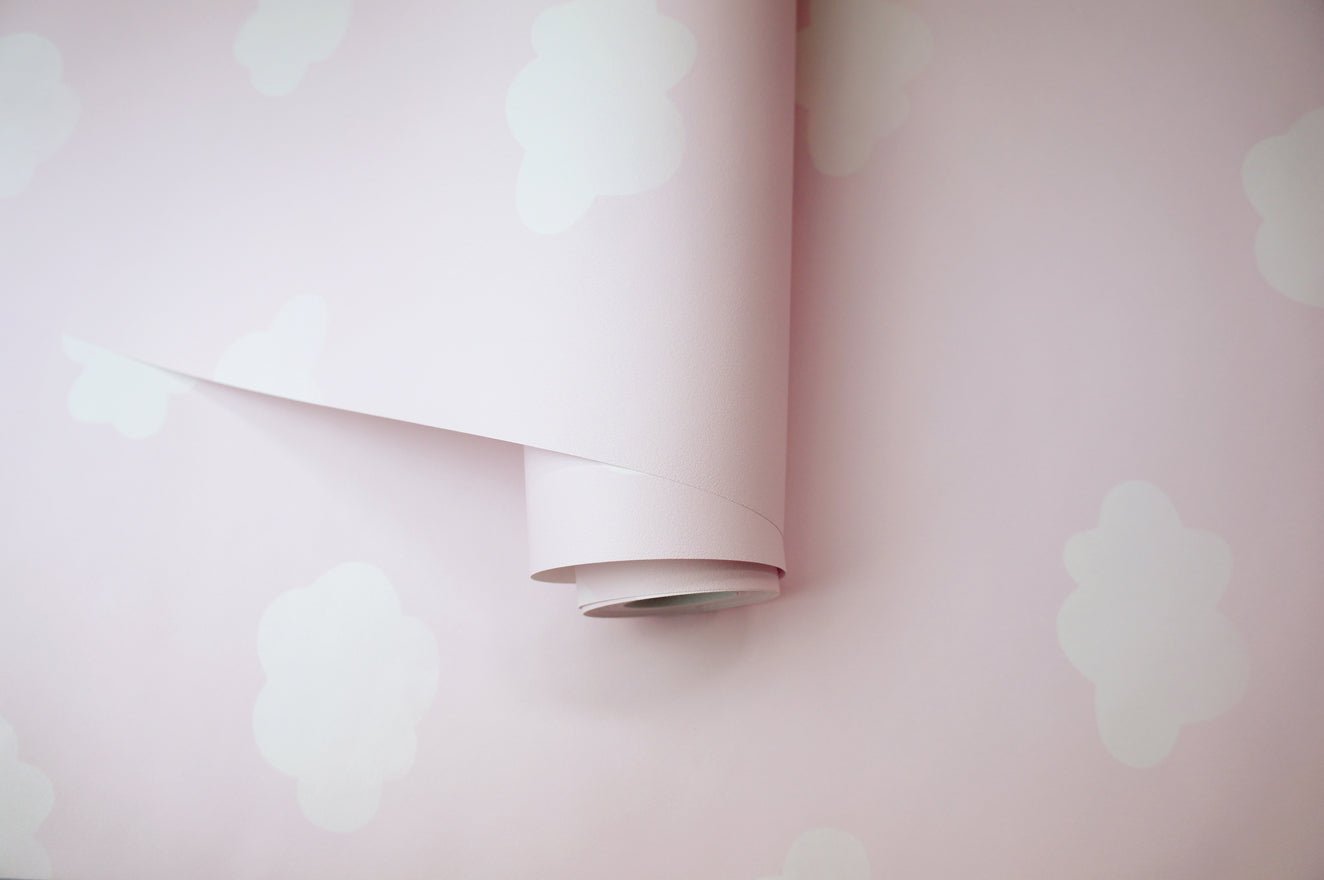 Cloudy Sky Wallpaper - Pink - Holden Décor - 90992 - Premier Wallcovering