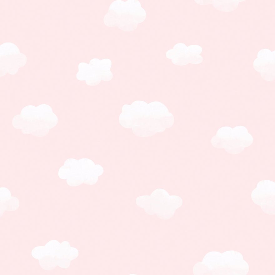 Cloudy Sky Wallpaper - Pink - Holden Décor - 90992 - Premier Wallcovering