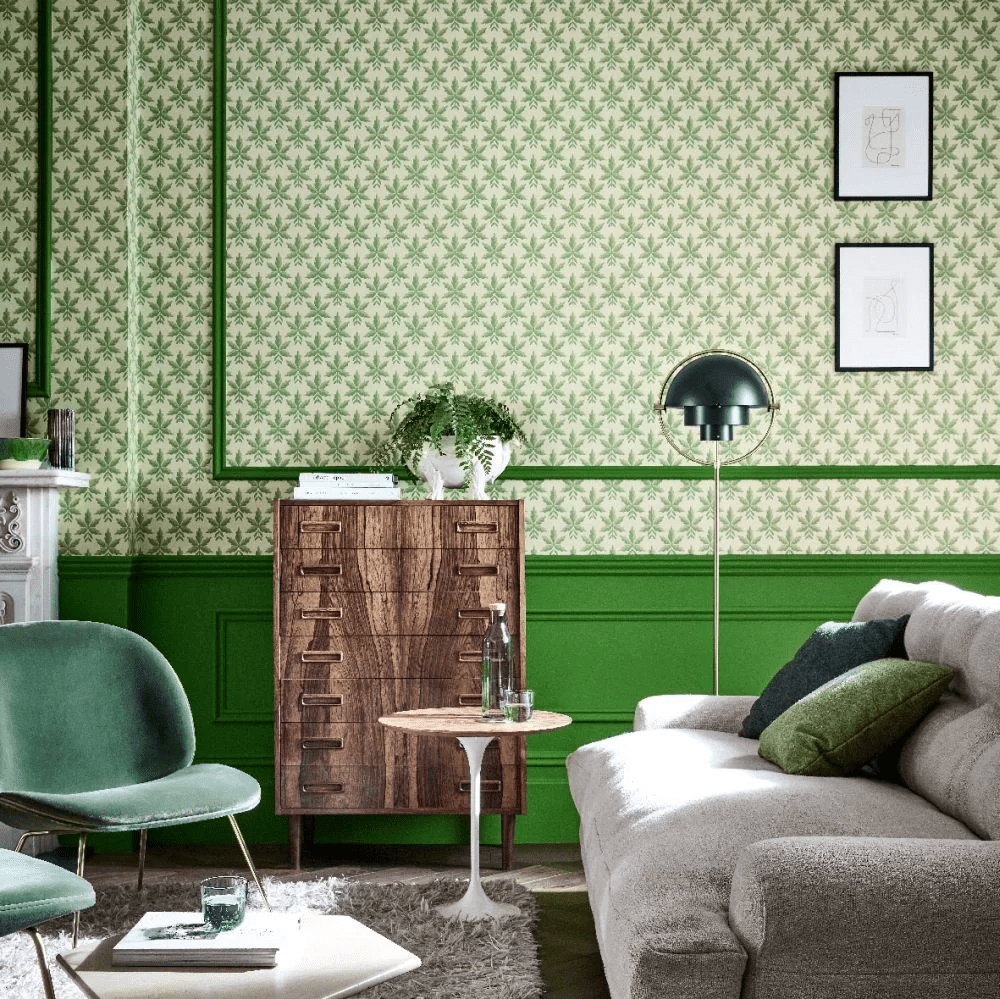 Clutterbuck Wallpaper - Lodge - Little Greene - 0245CLLODGE - Premier Wallcovering