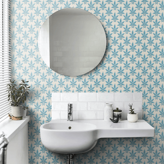 Clutterbuck Wallpaper - Bice - Little Greene - 0245CLBICEZ - Premier Wallcovering