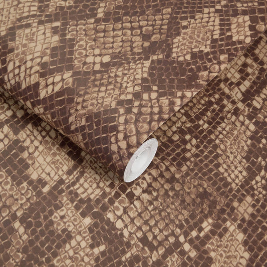 Cobra Wallpaper - Cocoa - House of Hackney - 1-WA-COB-DI-CHO-XXX - Premier Wallcovering