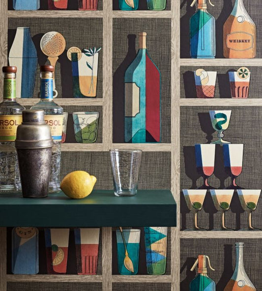 Cocktails Wallpaper - Multi - 114/23043 - Cole & Son - Premier Wallcovering