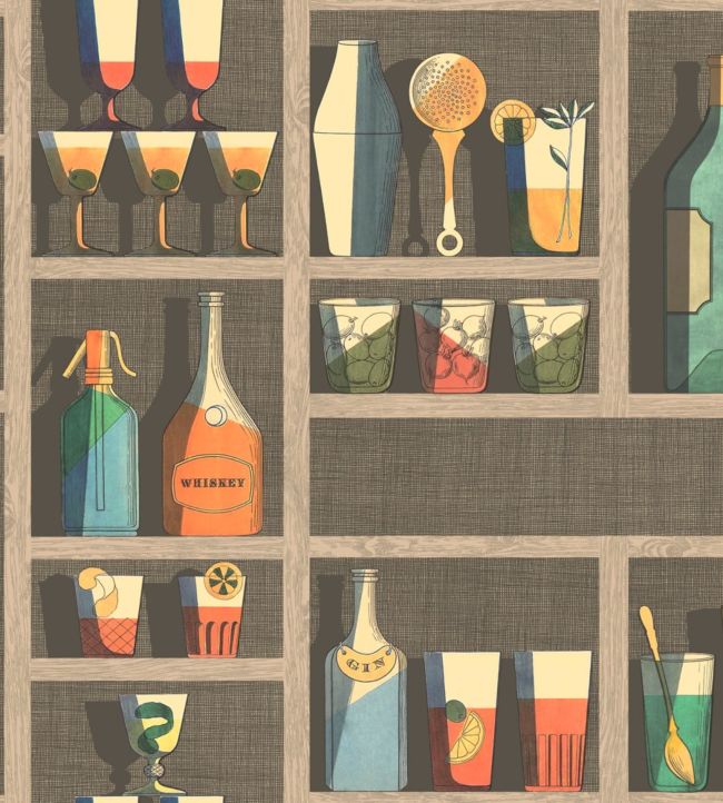 Cocktails Wallpaper - Multi - 114/23043 - Cole & Son - Premier Wallcovering