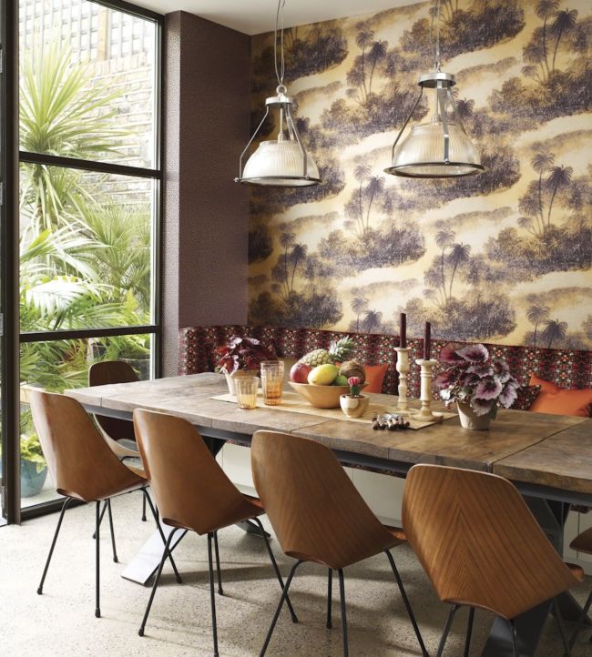 Cocos Wallpaper - Fuchsia - Matthew Williamson - W6652-05 - Premier Wallcovering