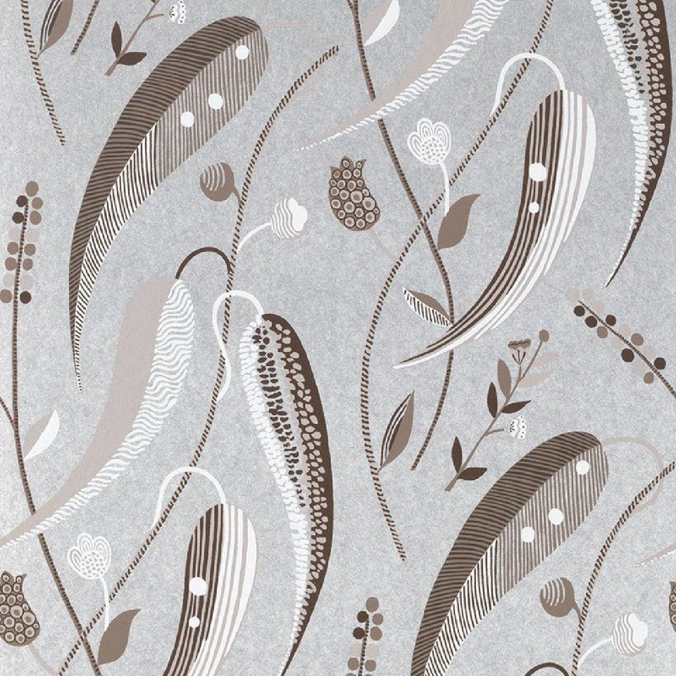 Colbert Wallpaper - Taupe/Ivory - Nina Campbell - NCW4353-06 - Premier Wallcovering