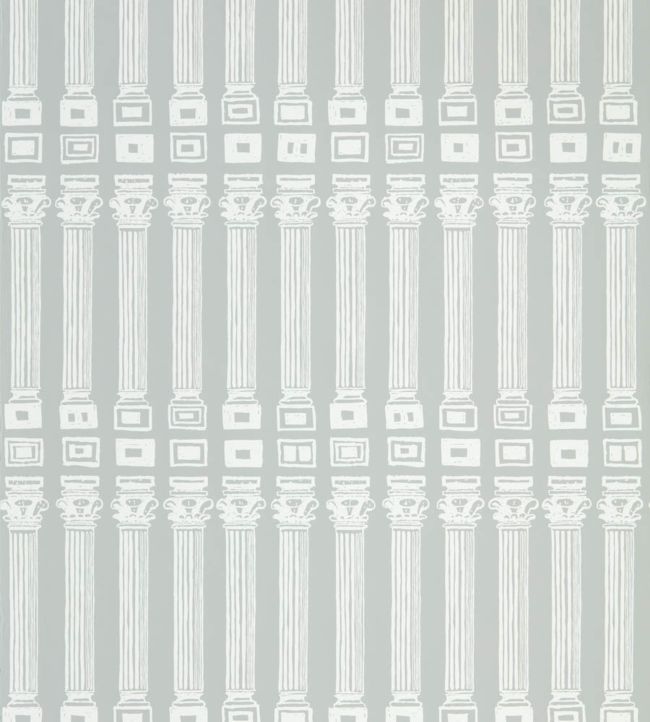 Columns Wallpaper - Empire Grey/Architects White - ZPLW312968 - Zoffany - Premier Wallcovering