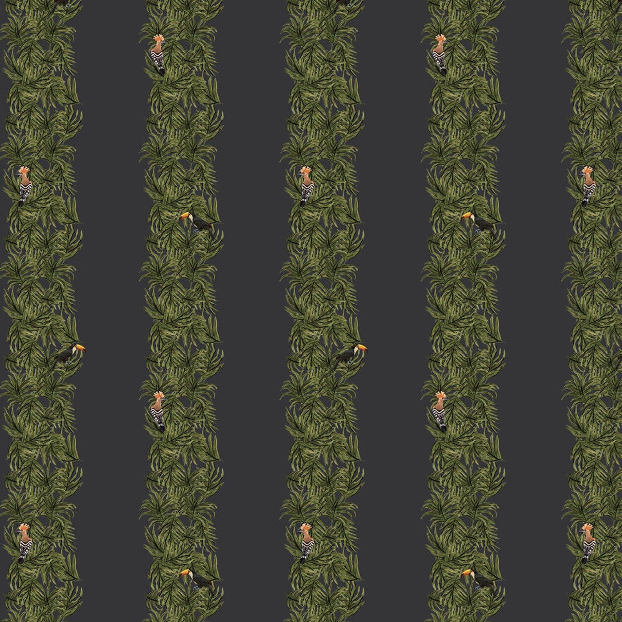 Compala Eden Wallpaper - Charcoal - Ted Baker - 13138 - Premier Wallcovering