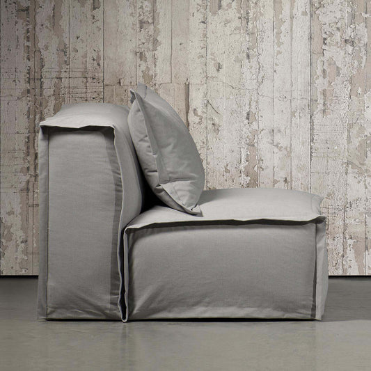 Concrete White Paint Wallpaper - White - NLXL - CON - 06 - Premier Wallcovering