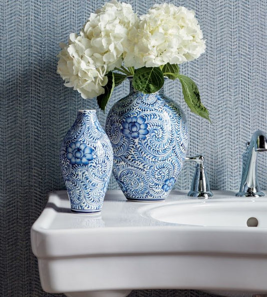 Connell Wallpaper - Neutral - Thibaut - T320 - Premier Wallcovering