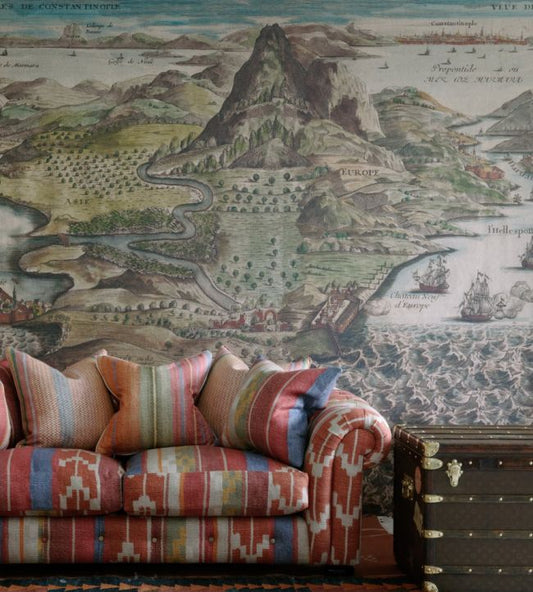 Constantinople Wallpaper - Multicolor - Andrew Martin - SCHCO - Premier Wallcovering