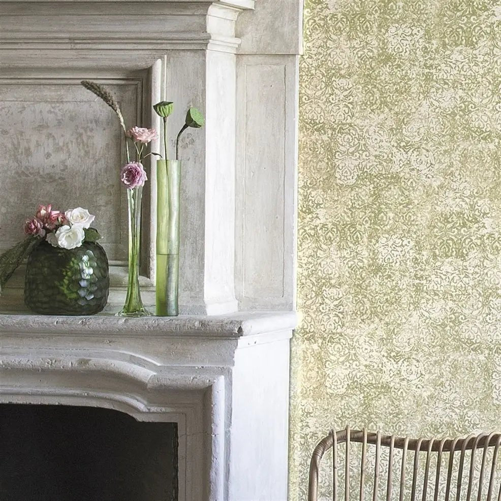 Contarini Wallpaper - Silver - P602/05 - Designers Guild - Premier Wallcovering